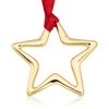 gold star christmas ornament