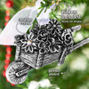 Spring Flower Wheelbarrow Ornament