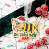 Oh Christmas Bee Gold Tree Ornament