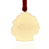 Mush Love Mushroom Gold Christmas Tree Ornament