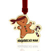 Ninjabread Man Gold Gingerbread Christmas Tree Ornament