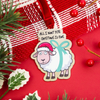 All I Want for Christmas is Ewe Gold Sheep Christmas Tree Ornament