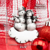 Genuine Pewter Snowman Couple Ornament