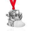 Genuine Pewter with Toy Filled Stocking Christmas Tree Ornament