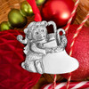 Genuine Pewter with Toy Filled Stocking Christmas Tree Ornament