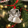 Genuine Pewter with Toy Filled Stocking Christmas Tree Ornament