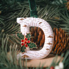 Vintage Inspired Initial Ornament - D