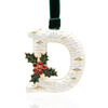 Vintage Inspired Initial Ornament - D