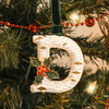Vintage Inspired Initial Ornament - D