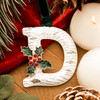 Vintage Inspired Initial Ornament - D