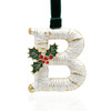Vintage Inspired Initial Ornament - B