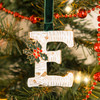 Vintage Inspired Initial Ornament - E
