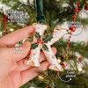 Vintage Inspired Initial Ornament - F