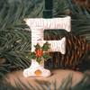 Vintage Inspired Initial Ornament - F