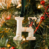 Vintage Inspired Initial Ornament - H