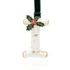 Vintage Inspired Initial Ornament - I