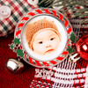 Photo Frame Ornament Christmas Holiday Ornament Dated