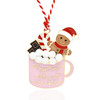 Golden Cup of Cocoa Christmas Tree Ornament Holiday Decorations