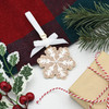 Sweet Gingerbread Dated Snowflake Christmas Tree Ornament Holiday Decorations