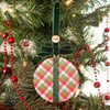Folklore Round Ball with Crystal Stones and Date Charm Christmas Tree Ornament Holiday Decorations