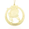 Jolly Santa Vintage Design Christmas Tree Ornament