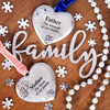 Son Heart Family Christmas Tree Ornament