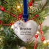 Brother Heart Family Christmas Tree Ornament