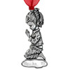 Pewter Praying Girl Christmas Tree Ornament