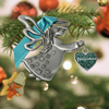 pewter birthstone month angel christmas ornament