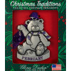 Birthstone Bear Christmas Tree Ornament