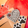 Pawprint Heartrnament