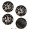 Pewter Dove Kindness Tokens, Set of 3