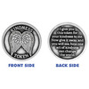 Pewter Angel Wing  Kindness Tokens, Set of 3 Coins