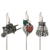 3-Piece Garden Stake Set - Nature