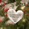 Baby's First Christmas Heart Ornament