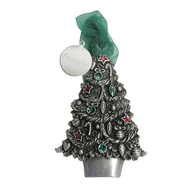 Legends Pewter Evergreen Vintage Ornament - Gloria Duchin