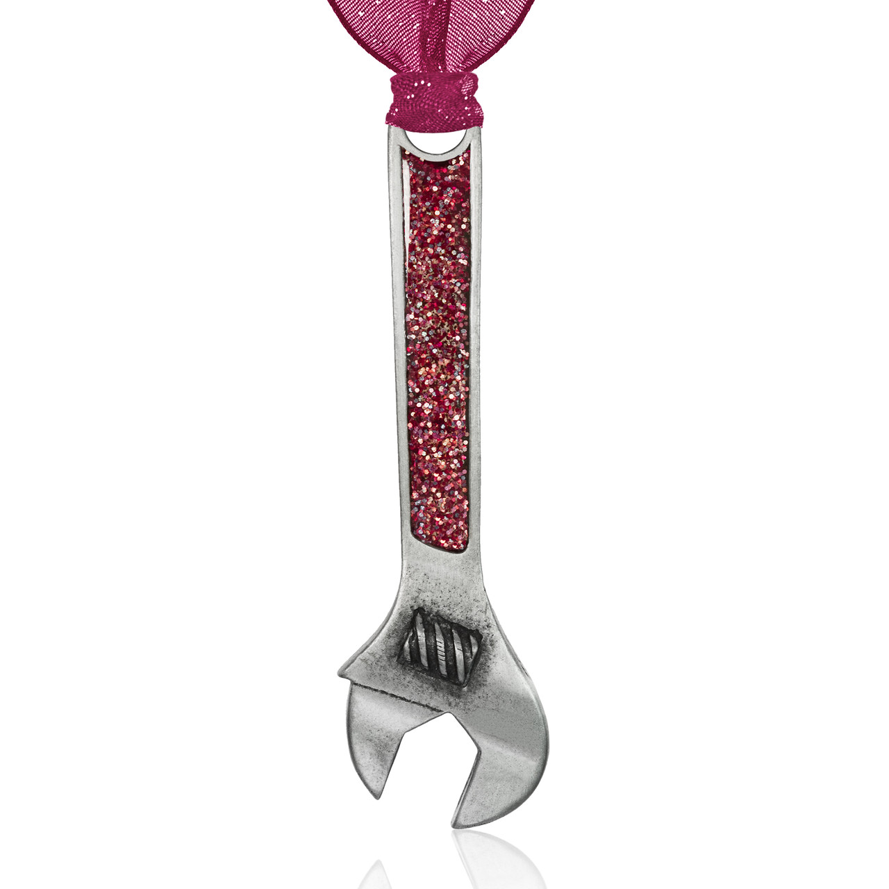 Pewter Wrench Tool Christmas Ornament - Gloria Duchin