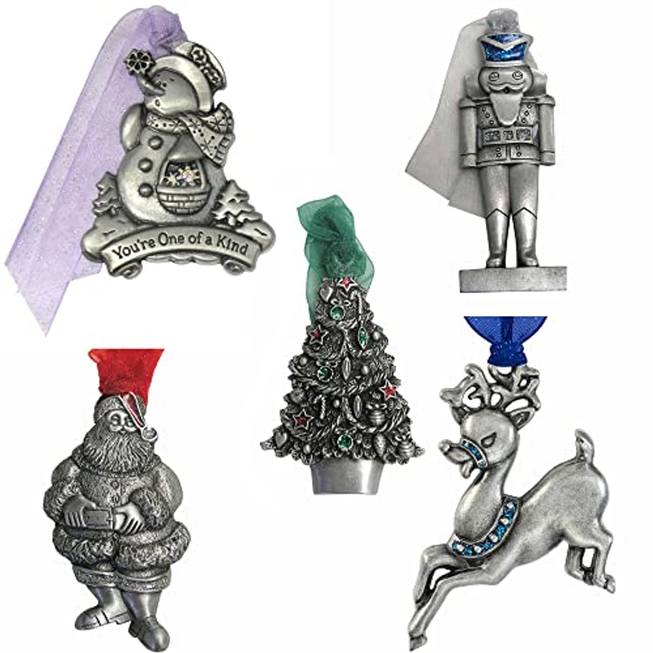 Yeti Christmas Pewter Ornament - Gloria Duchin