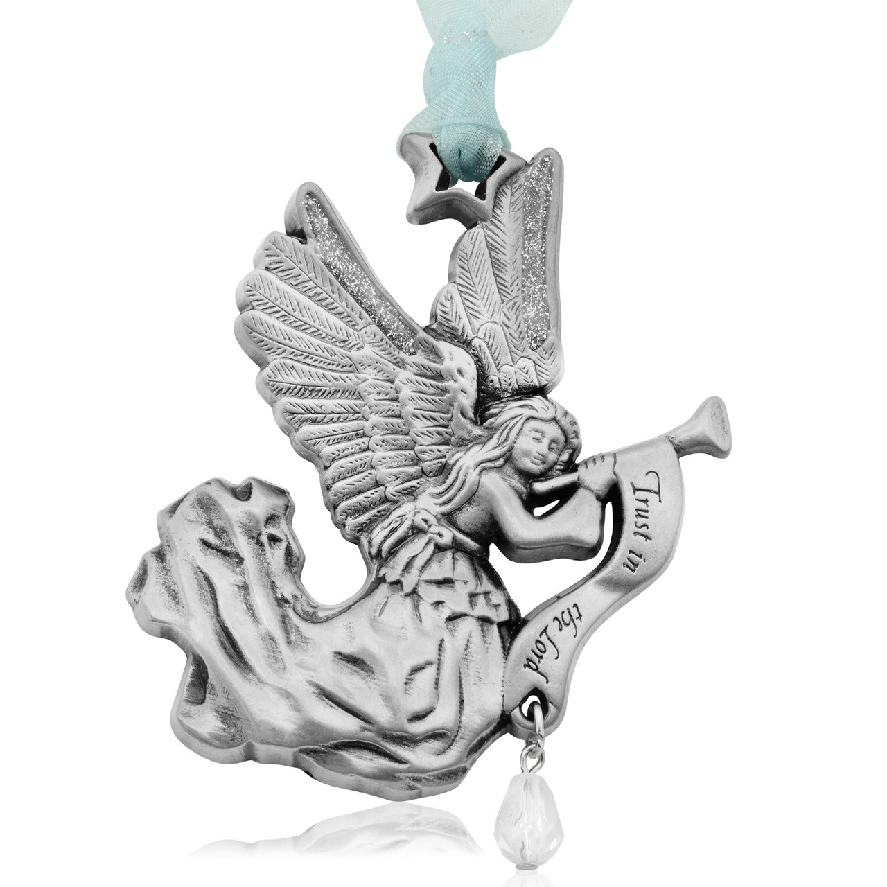 Silver Angel Charms Wholesale in Pewter Flat