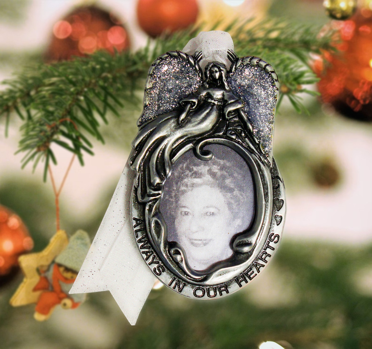 Personalised Angel Wings Ornament - thoughtfuldiycreations Gifts