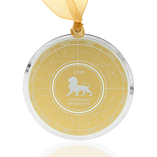 Astrology Zodiac Sign Ornament Leo