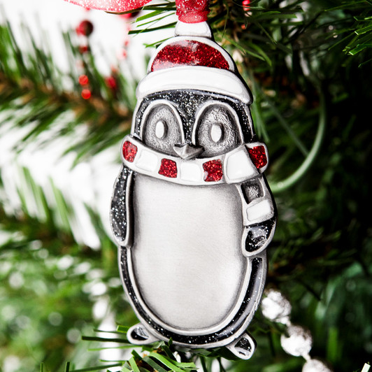 Genuine Pewter Fashion Penguin Ornament