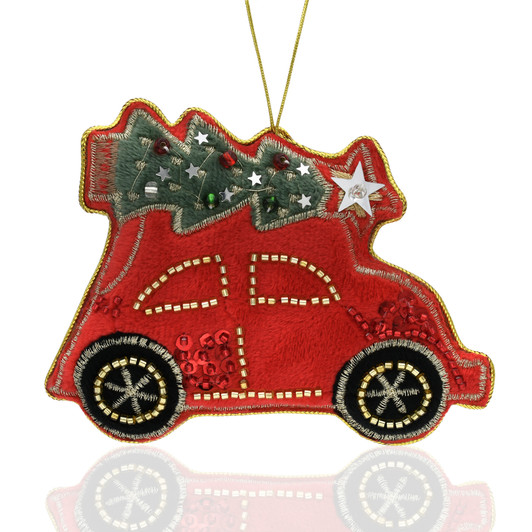 Christmas Punch Buggy Ornament 
