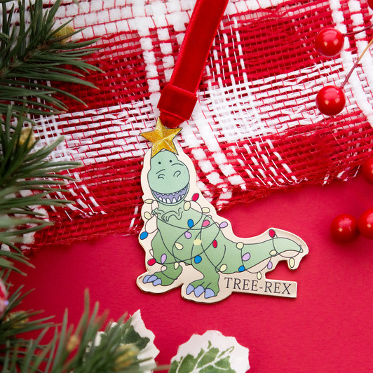 Tree Rex Dinosour Christmas Tree Ornament