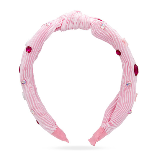 Pink Gem Head Band Valentine's Day Girls Hair Accessories