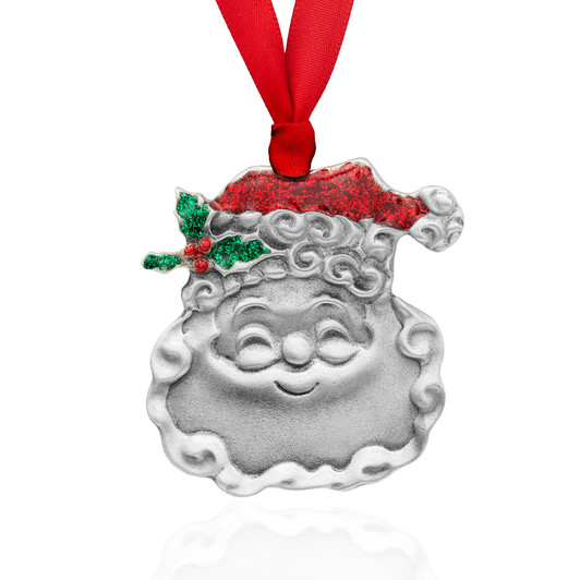 Happy Jolly Santa Holiday Christmas Tree Ornament Decoration