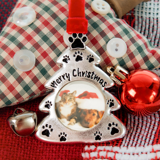 Pet Photo Frame Tree Ornament Christmas Holiday Decoration