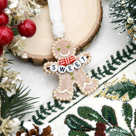 Sweet Gingerbread Christmas Tree Ornament Holiday Decorations