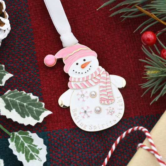 Sweet Baking Spirits Bright Snowman Christmas Tree Ornament Holiday Decorations