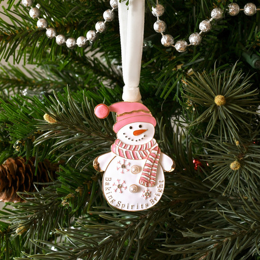 Sweet Baking Spirits Bright Snowman Christmas Tree Ornament Holiday Decorations